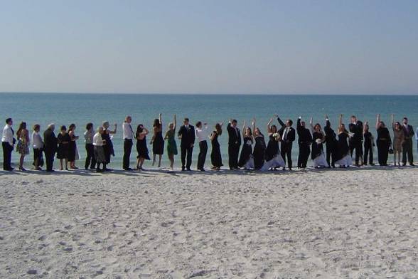 Wedding group photo