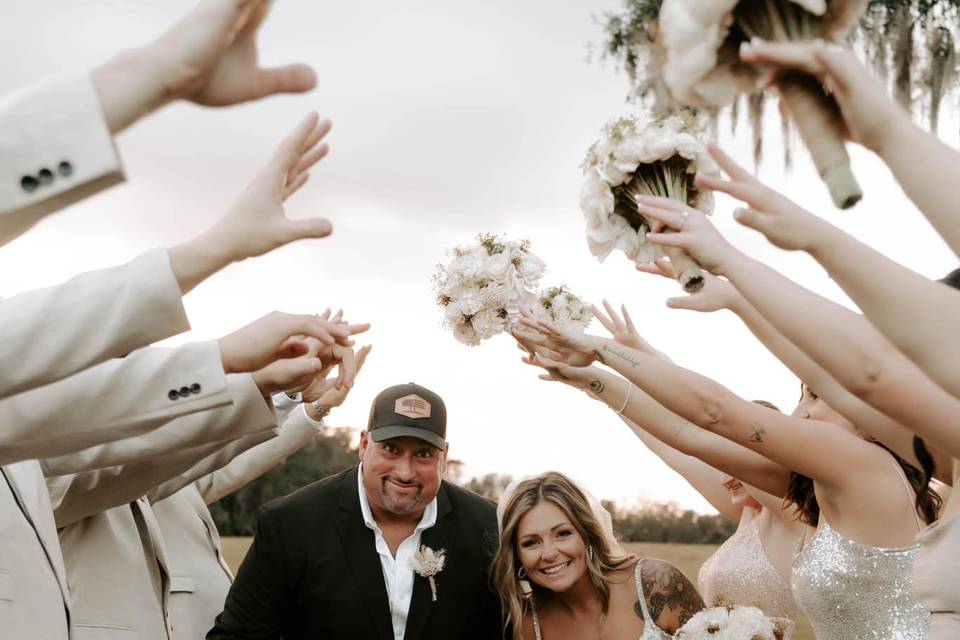 Real wedding at Moss Estates