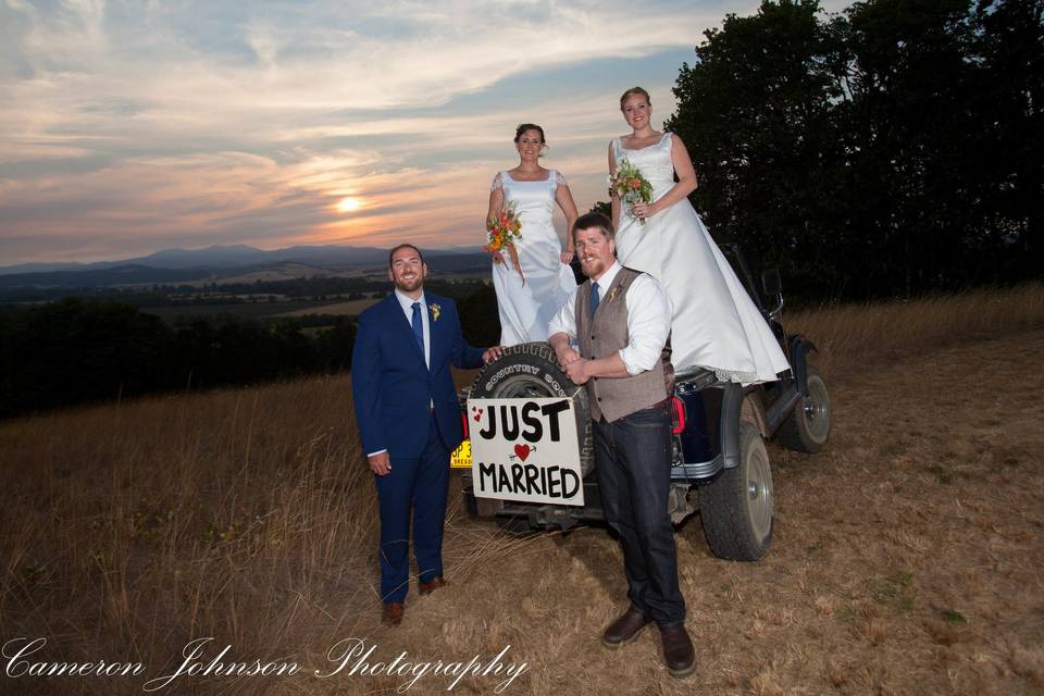 Just married - Cameron Johnson Photography