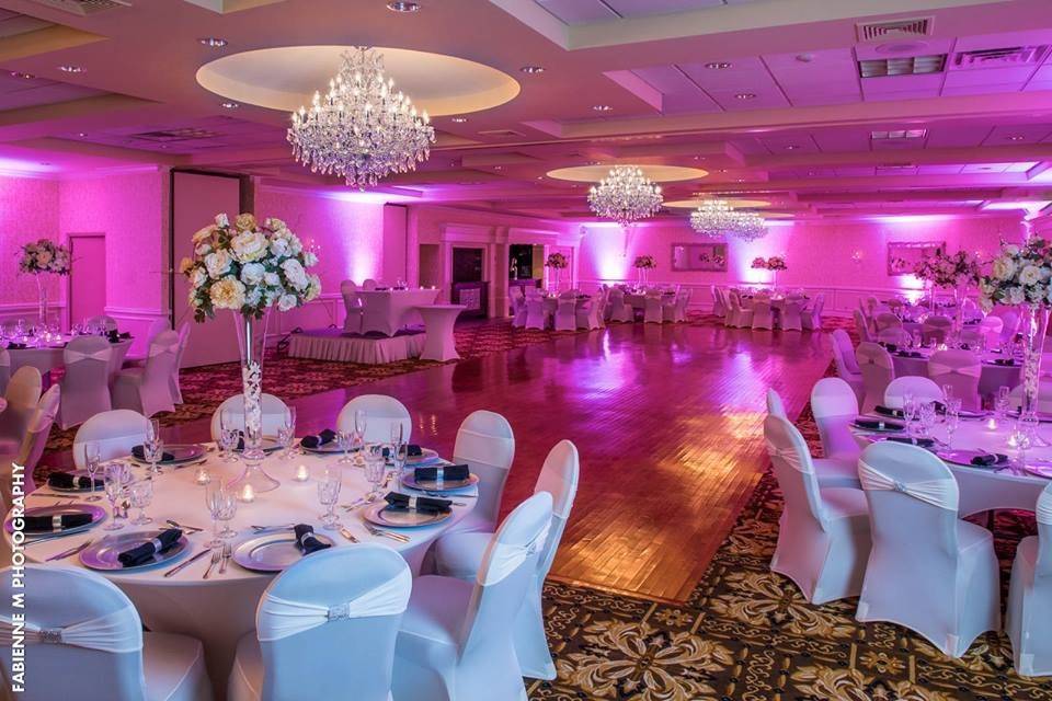 Wedding reception area