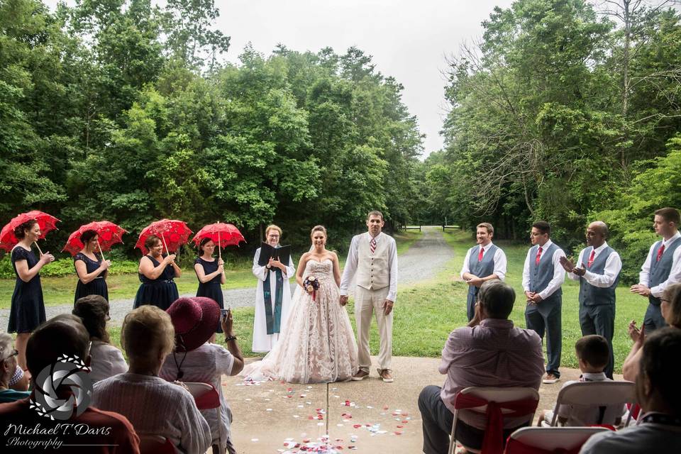 4th of July Park Wedding