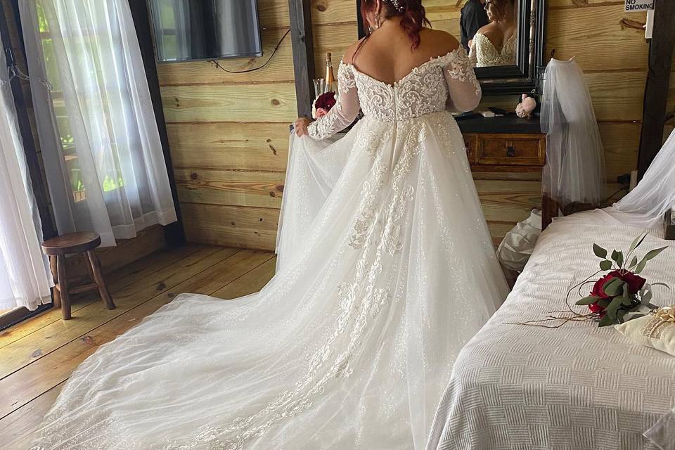 Real Bride Custom Made Dress