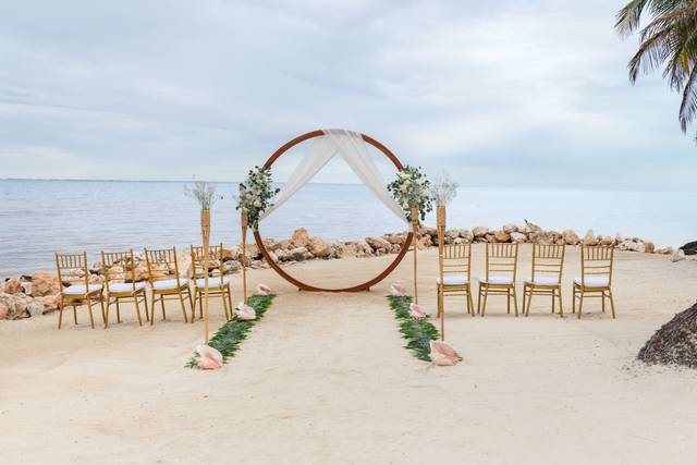 Tropical Beach Setup Ceremony