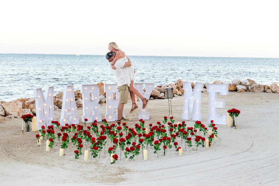 She said YES!
