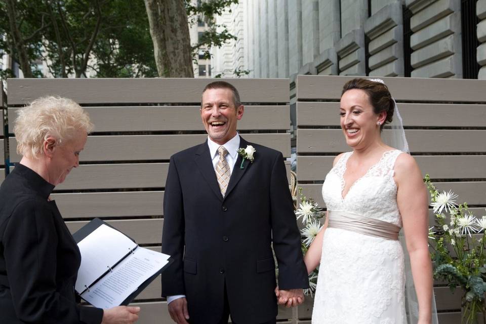 Tulis McCall - New York Celebrant: Wedding Officiant and Interfaith Minister