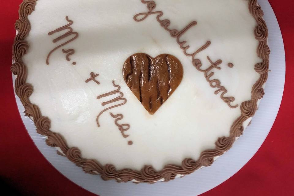 Bride and groom cake