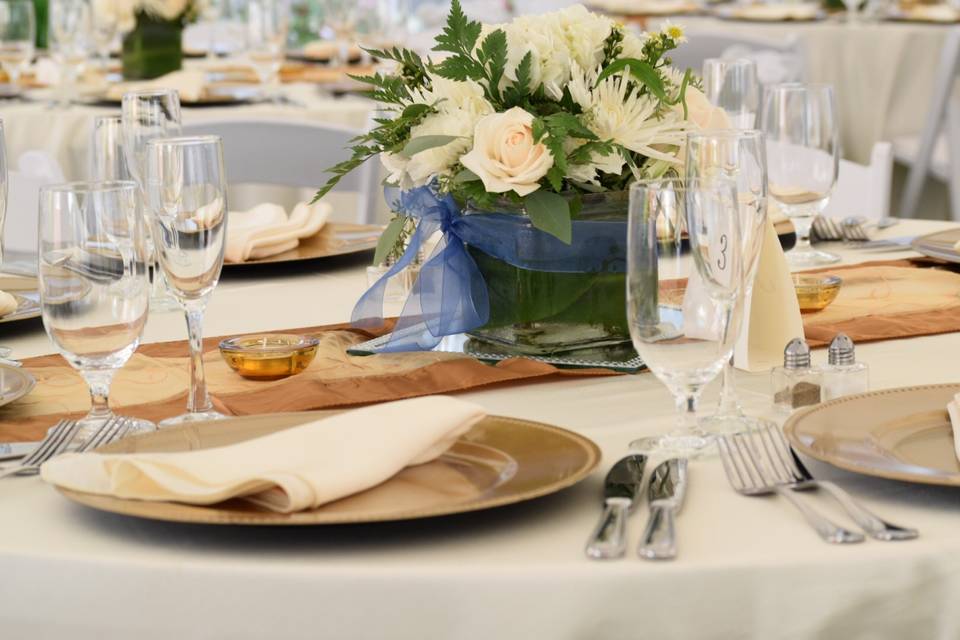 Table with Centerpiece