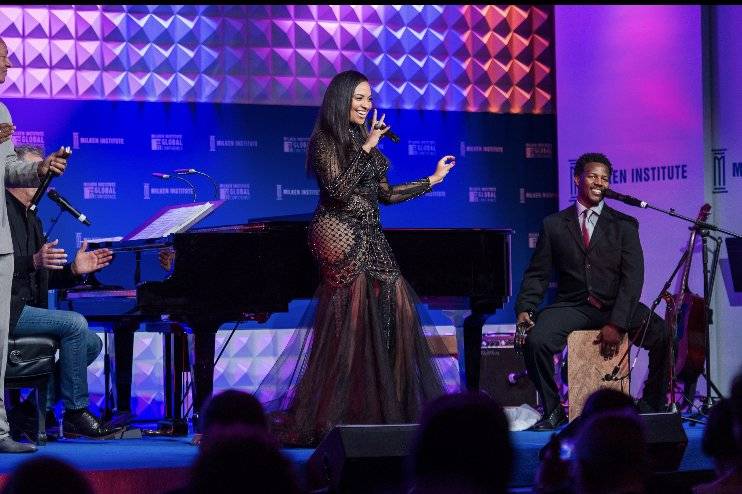Performing with David Foster
