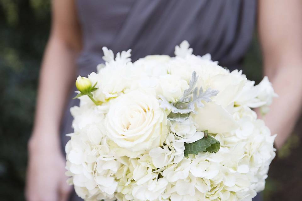 White wedding bouquet