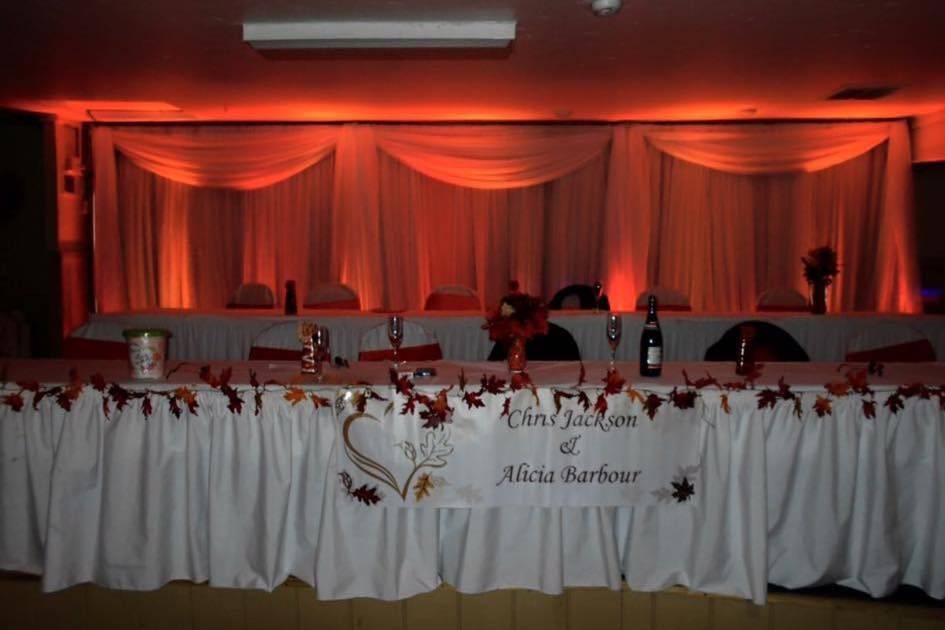 Head table