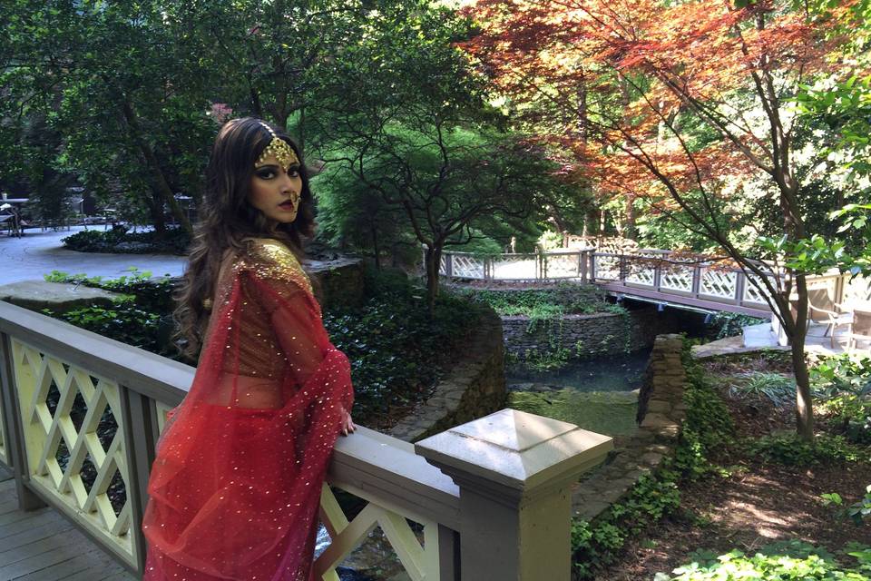 Asian Garden Bride
