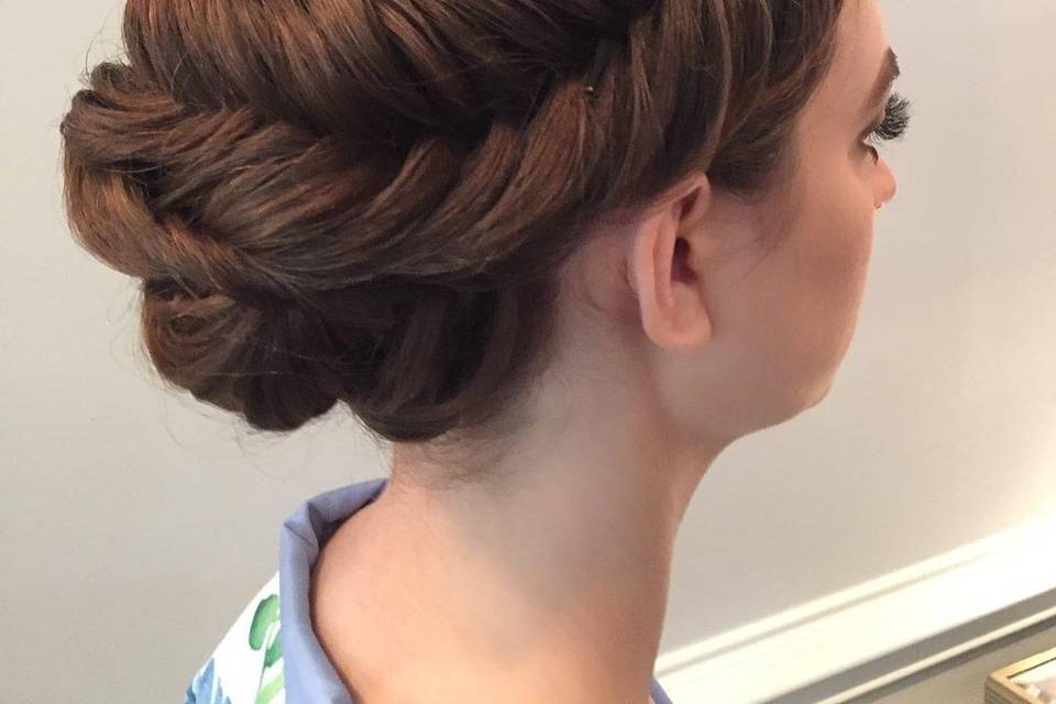 Large Fishtail Updo