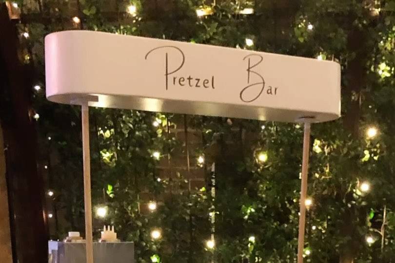Baked Pretzel Bar