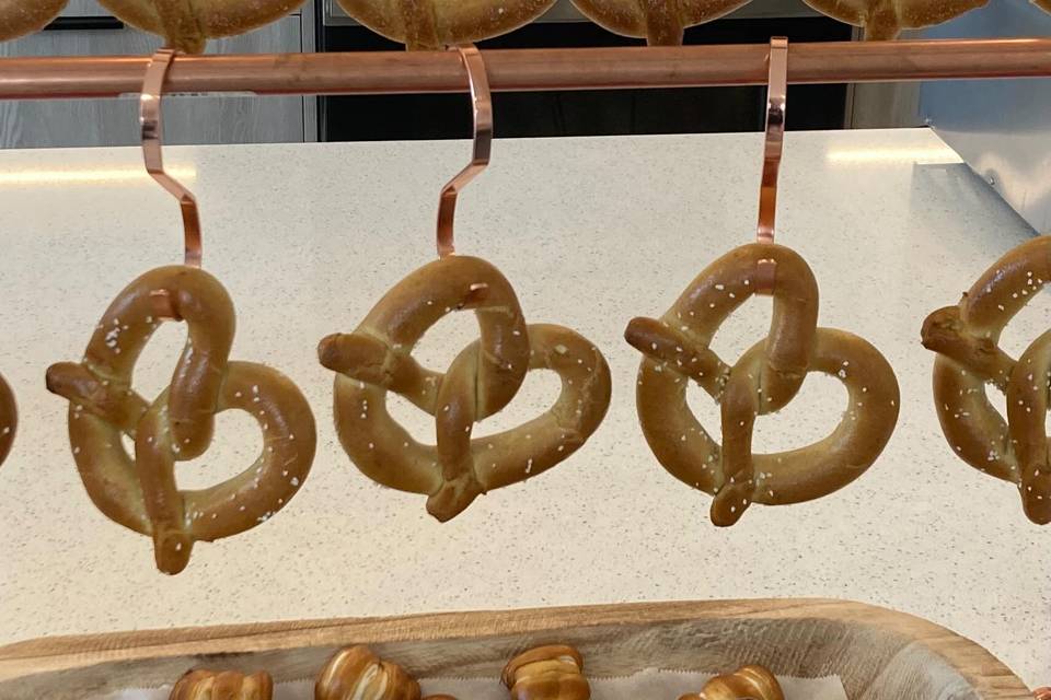 Baked Pretzel Bar