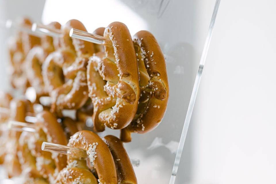 Baked Pretzel Bar