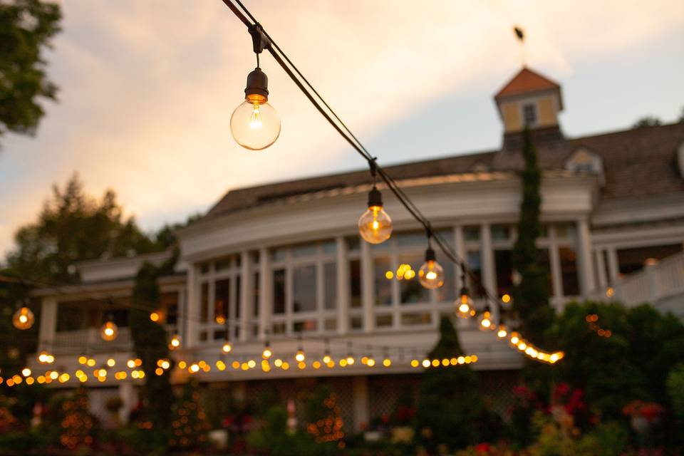 Courtyard Gardens Sunset