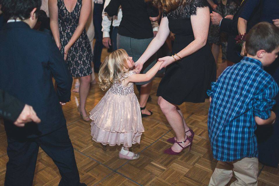 Dancing with little guests