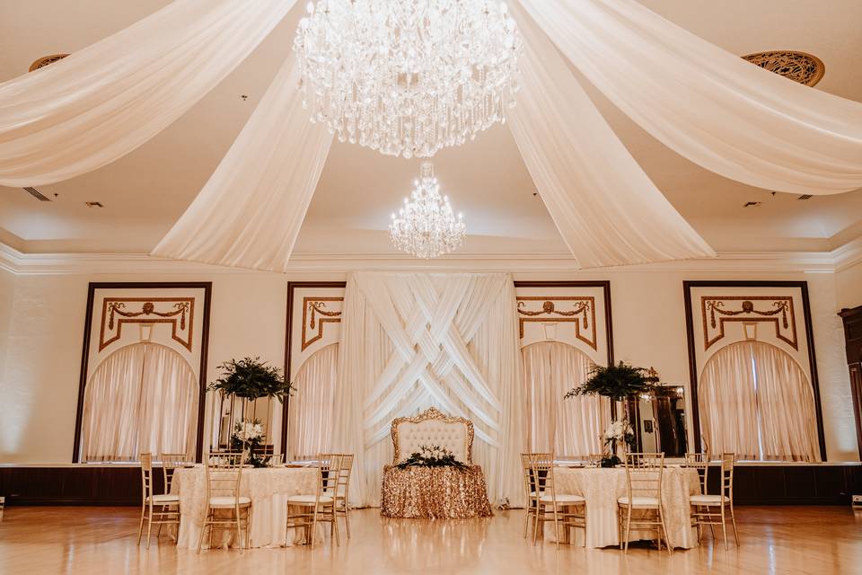 Sparkling ballroom