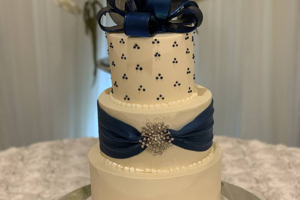 Embellished cake