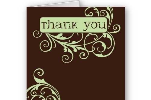 Gabby Thank You Card