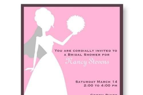 Throw your best girlfriend an amazing bridal shower - starting with Kustom By Kris' Rosario Bridal Shower invitations!
