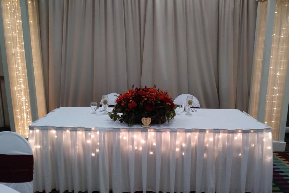 Head Table for 2