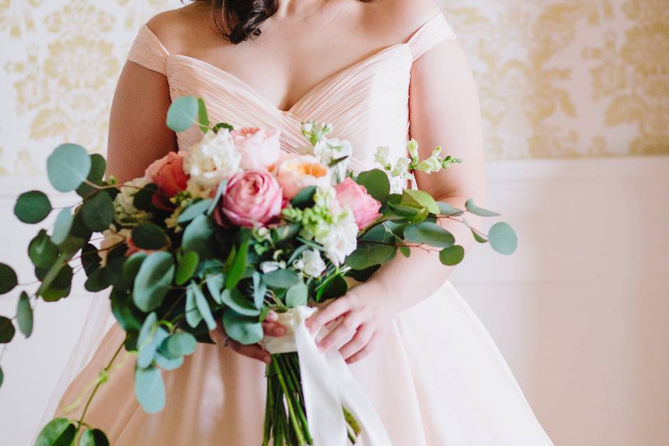 Bride w/ Florals