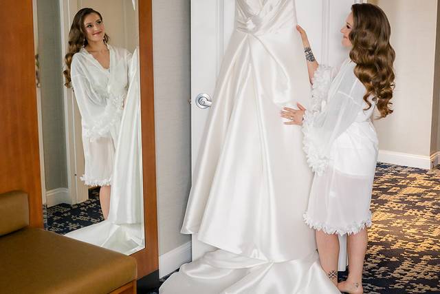 Bride and Wedding Dress