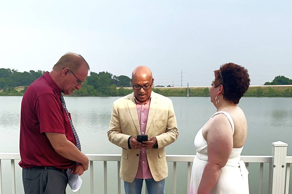 Wedding at a Park