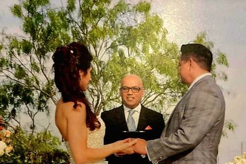 Wedding at a ranch