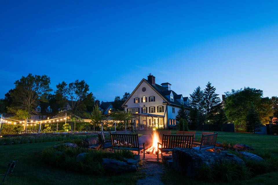 Campfire in the Backyard