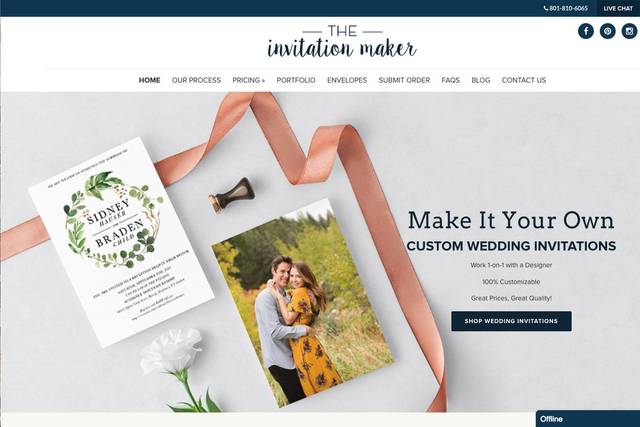 Custom sale invitation maker