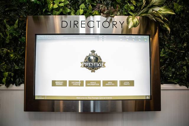 Touch screen directory
