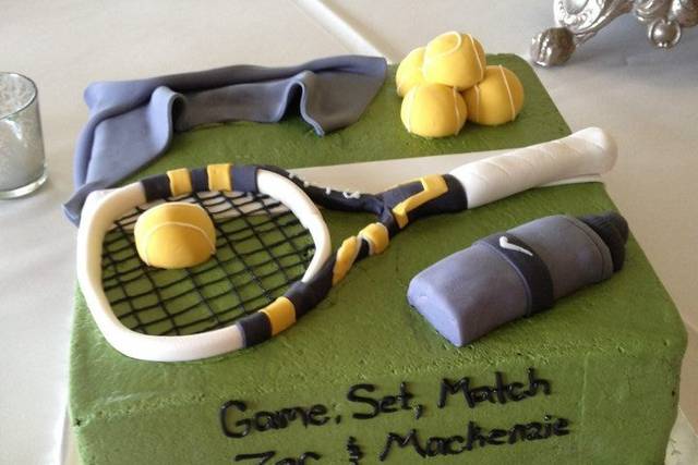 Tennis ground cake 3 kg butterscotch