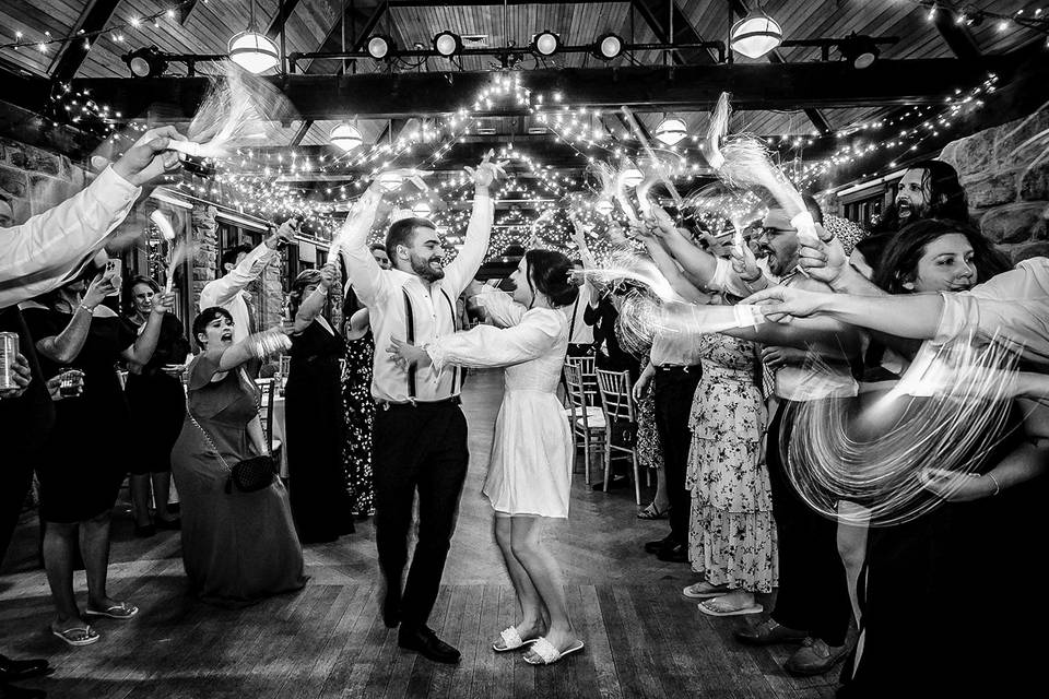 Sparkler exit