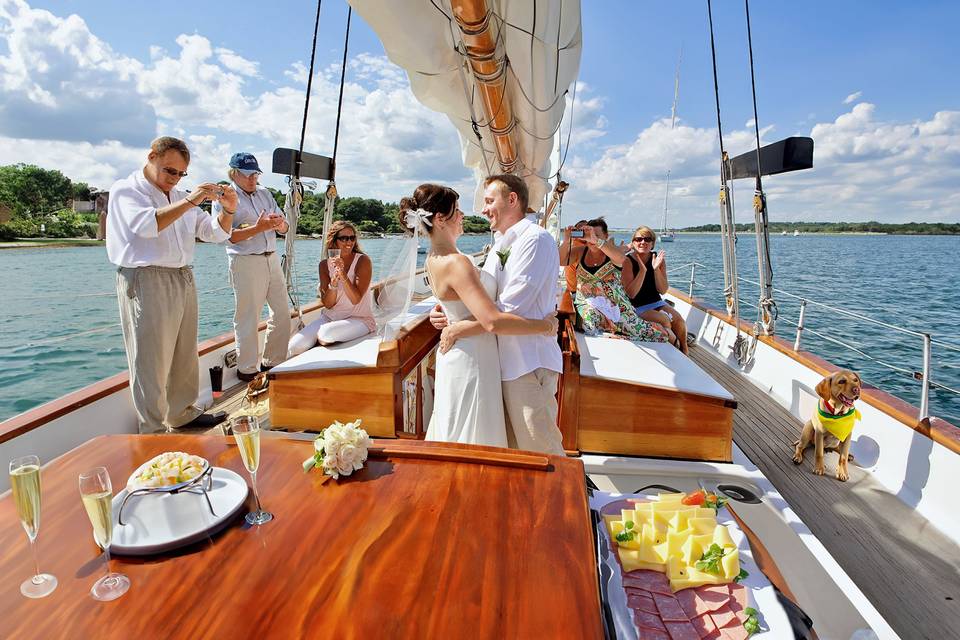 Destination wedding in Newport