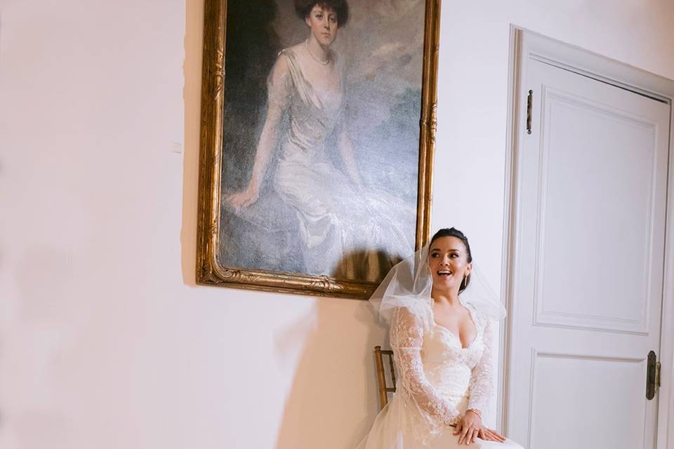 Bridal room at rose cliff