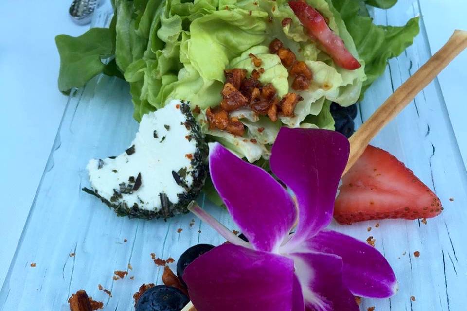 Goat cheese summer salad