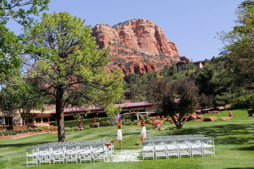 Stunning backdrop