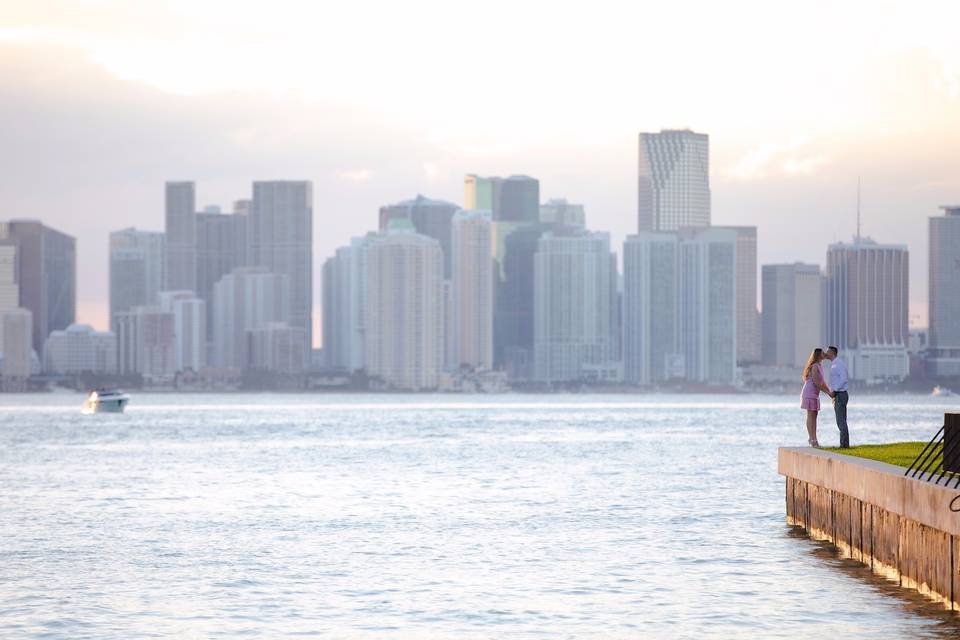 Fisher Island Engagement