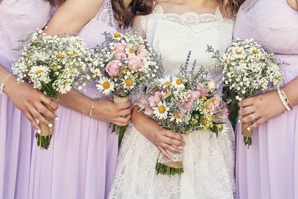 Dainty garden blossoms