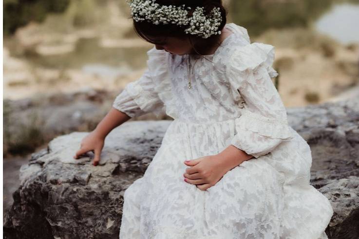 Whimsical floral crown