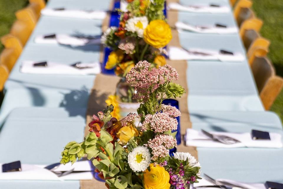 A festive table