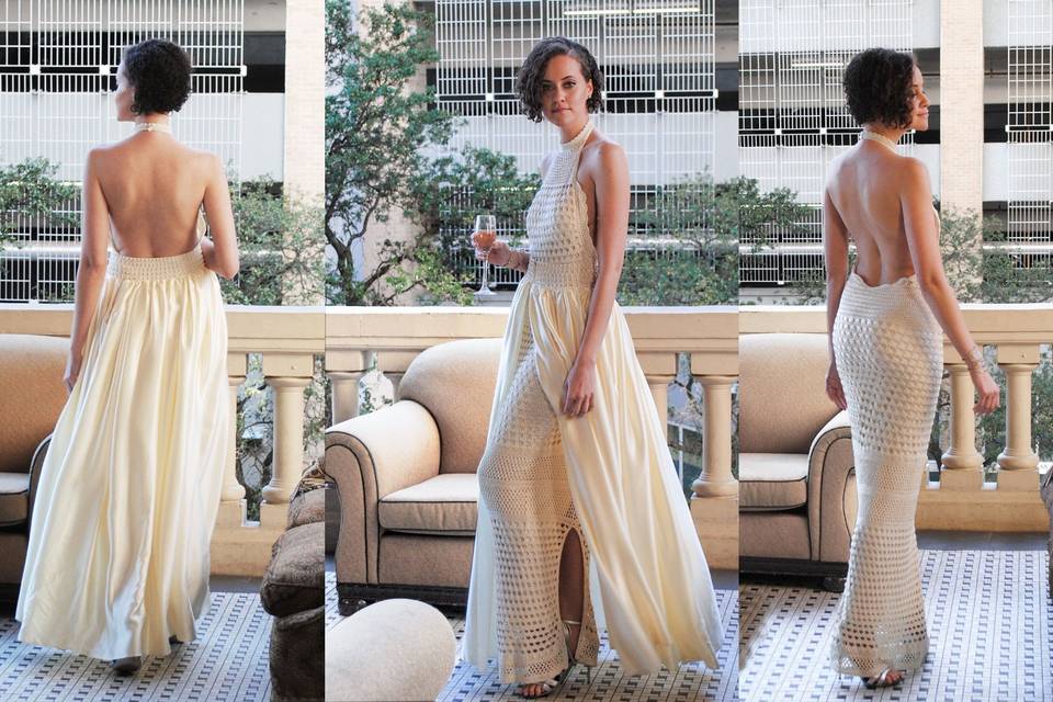 Crochet Dress with removable
