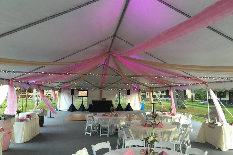 Tent Reception @ Dunham's Bay