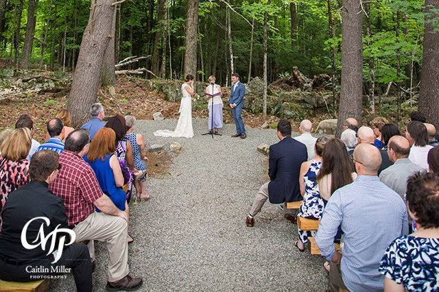 Wedding Ceremony In The Woods