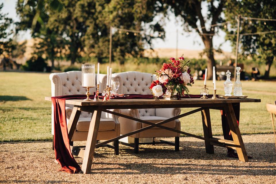 Sweetheart table