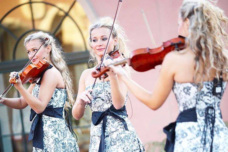 Violinists at Cocktail Hour