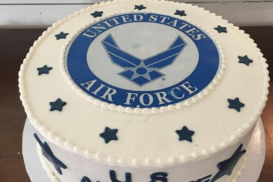 Air Force Grooms Cake