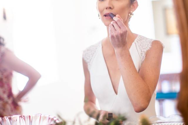 Bride Getting Ready
